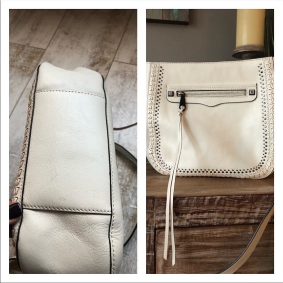 Rebecca Minkoff Winter White Crossbody Leather Bag - Picture 8 of 8